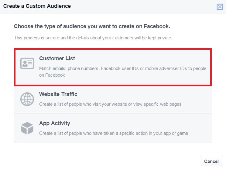 How to Set Up Facebook Custom Audience 4