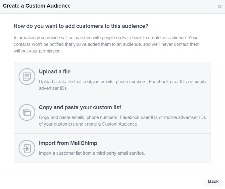 How to Set Up Facebook Custom Audience 5