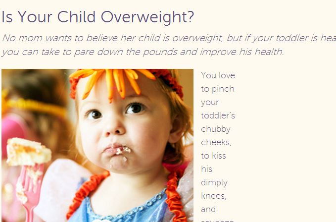 Is My Child Overweight